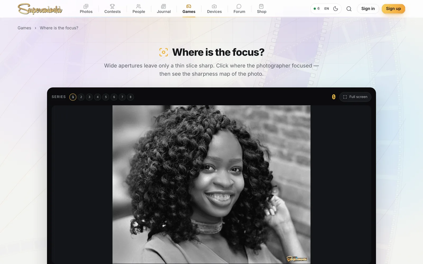 Where is the focus?